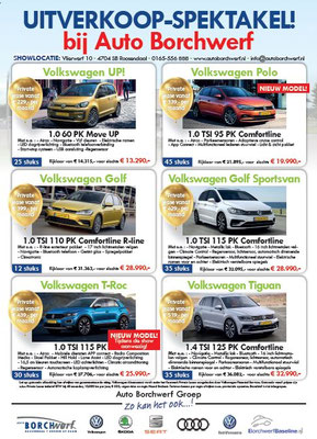 DM - Automotive Sales Event - Mailing Auto Borchwerf Roosendaal - Volkswagen-Audi-SEAT-ŠKODA