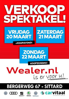 Buitenreclame - Automotive Sales Event - Wealer Sittard - Volkswagen-Audi-SEAT-ŠKODA-Volkswagen Bedrijfswagens