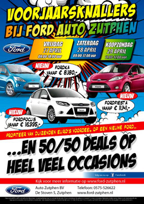 DM - Automotive Sales Event - Mailing Ford Auto Zutphen