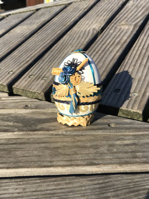 Dit ei is van mijn eigen hand. 
