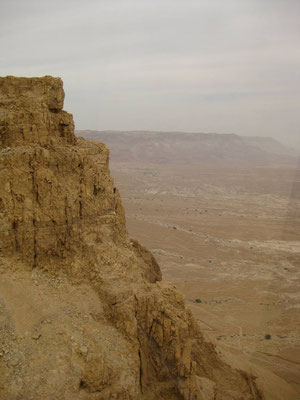 Från toppen av Masada, Israel.