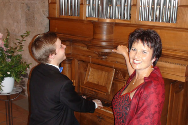 Elie Jolliet, Orgel + Manuela Garrido, Sopran, Konzert Kirche Wohlen, 8. September 2013