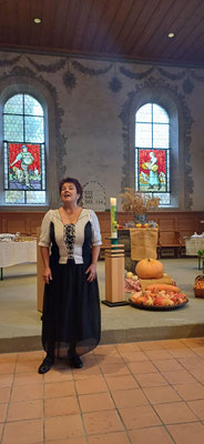 20.10.24, Erntedank Gottesdienst, Manuela Garrido Sopran