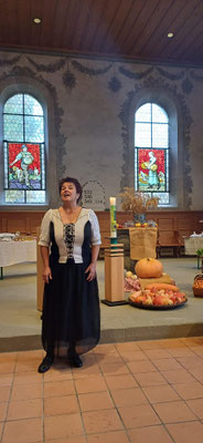 20.10.24, Erntedank Gottesdienst, Manuela Garrido Sopran