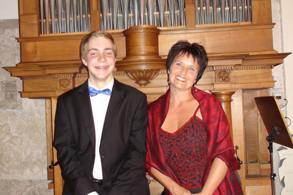 Elie Jolliet, Orgel + Manuela Garrido, Sopran, Konzert Kirche Wohlen, 8. September 2013