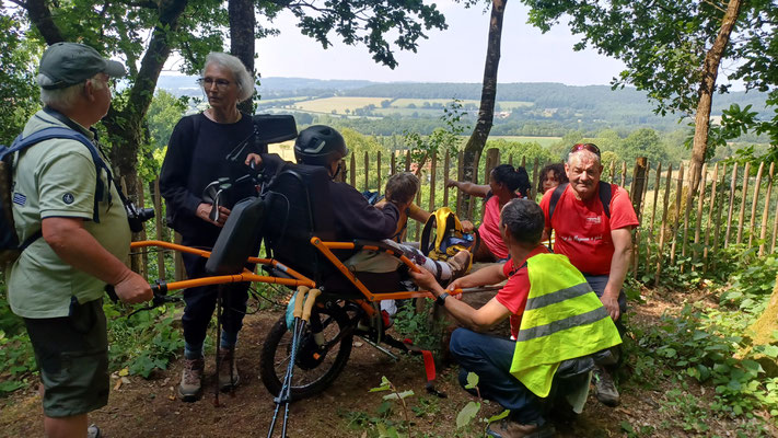 Point culminant, avec une vue imprenable sur la vallée