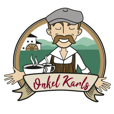 Onkel Karls, Logo für ein Restaurant/Bistro in Staufen im Breisgau.