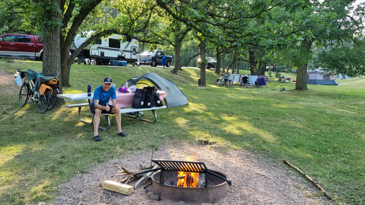 tolle Camp Site auf dem Game Lodge Campground