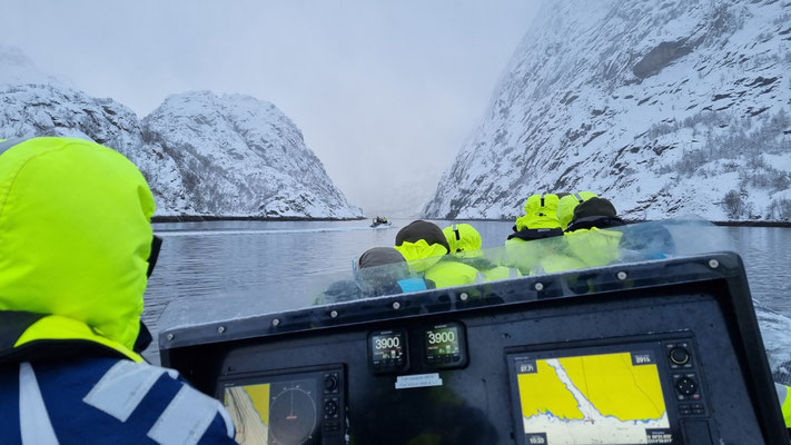 Einfahrt in den Trollfjord