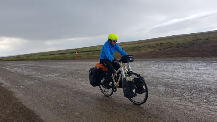 Fahrt im Regen