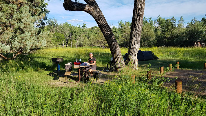 Cottonwood Campground im Theodor Roosevelt N.P.