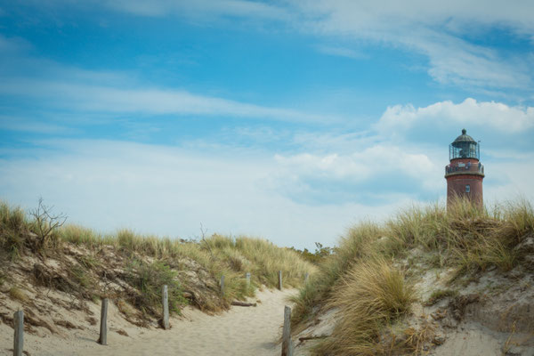 Leuchtturm Darßer Ort, am Ostseestrand von Prerow, Foto: Dirk Pagels, Fotograf in Teltow, Kleinmachnow, Stahnsdorf, Potsdam, Berlin, Bundes- Weltweit
