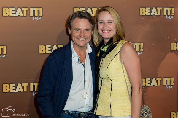 Schauspieler Wolfgang Bahro und Andrea Bahro bei der Weltpremiere vom Musical Beat It in Berlin, Foto: Dirk Pagels, Fotograf in Teltow, Kleinmachnow, Stahnsdorf, Potsdam, Berlin, Bundes- Weltweit