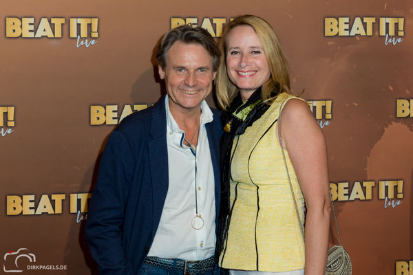 Schauspieler Wolfgang Bahro und Andrea Bahro bei der Weltpremiere vom Musical Beat It in Berlin, Foto: Dirk Pagels, Fotograf in Teltow, Kleinmachnow, Stahnsdorf, Potsdam, Berlin, Bundes- Weltweit
