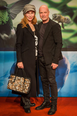 Andrea Sawatzki und Christian Berkel bei der Filmpremiere von "Unsere Erde 2" im Zoo Palast Berlin, Foto: Dirk Pagels, Fotograf in Teltow, Kleinmachnow, Stahnsdorf, Potsdam, Berlin, Bundes- Weltweit