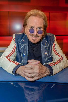 Musiker Frank Zander bei Hart aber Fair in Berlin, Foto: Dirk Pagels, Fotograf in Teltow, Kleinmachnow, Stahnsdorf, Potsdam, Berlin, Bundes- Weltweit