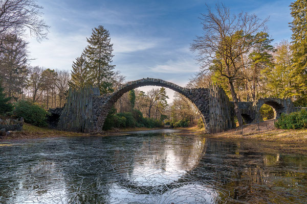 Rakotzbrücke in Kromlau, Foto: Dirk Pagels, Fotograf in Teltow, Kleinmachnow, Stahnsdorf, Potsdam, Berlin, Bundes- Weltweit