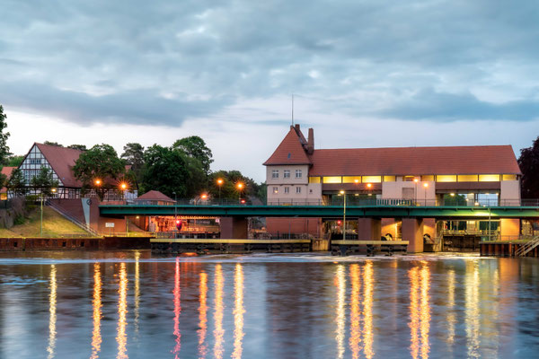 Abendstimmung an der Schleuse Kleinmachnow, Mai 2020, Foto: Dirk Pagels, Fotograf in Teltow, Kleinmachnow, Stahnsdorf, Potsdam, Berlin, Bundes- Weltweit