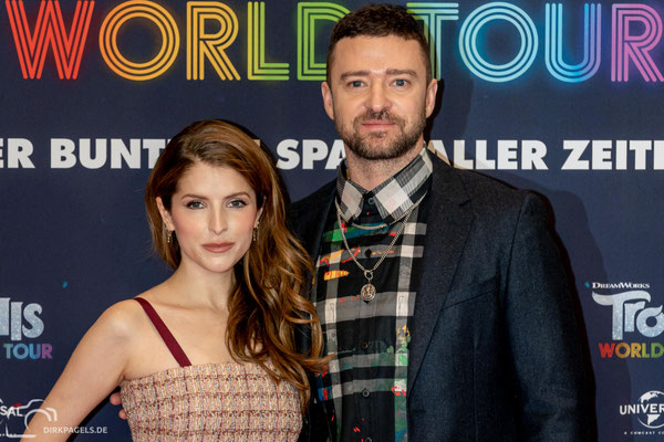 Anna Kendrick und Justin Timberlake beim Pressecall von Trolls-World Tour, am 17.02.2020 im Waldorf Astoria Berlin, Foto: Dirk Pagels, Fotograf in Teltow, Kleinmachnow, Stahnsdorf, Potsdam, Berlin, Bundes- Weltweit
