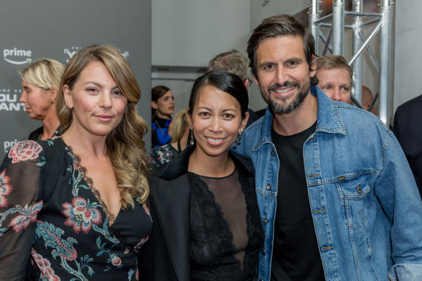 Schauspieler, Luise Bähr, Minh-Khai Phan-Thi und Tom Beck beim der Filmpremiere von You Are Wanted, 2. Staffel in Berlin, Foto: Dirk Pagels, Fotograf in Teltow, Kleinmachnow, Stahnsdorf, Potsdam, Berlin, Bundes- Weltweit
