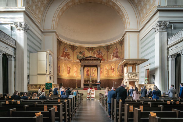 Meine Dankes Hochzeit für Coronahelfer in der Potsdamer Nikolaikirche, Potsdam 2020, Foto: Dirk Pagels, Teltow