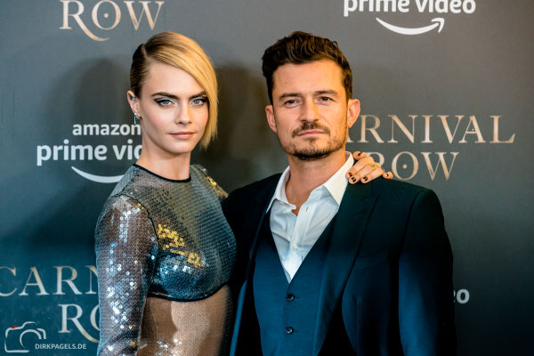 Cara Delevingne und Orlando Bloom, August 2019 in Berlin, Foto: Dirk Pagels, Fotograf in Teltow, Kleinmachnow, Stahnsdorf, Potsdam, Berlin, Bundes- Weltweit