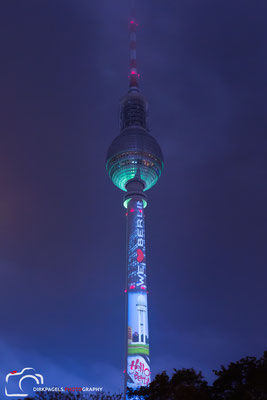 Berliner Fernsehturm, Festival of Lights 2016, Foto: Dirk Pagels, Teltow