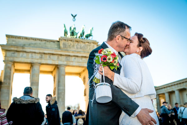 Hochzeit am Brandenburger Tor Berlin 2019, Foto: Dirk Pagels, Hochzeitsfotograf in Teltow, Kleinmachnow, Stahnsdorf, Potsdam, Berlin, Bundes- Weltweit