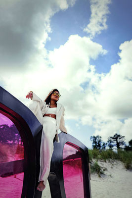 Shooting am Strand von Zingst, Foto: Dirk Pagels, Fotograf in Teltow, Kleinmachnow, Stahnsdorf, Potsdam, Berlin, Bundes- Weltweit