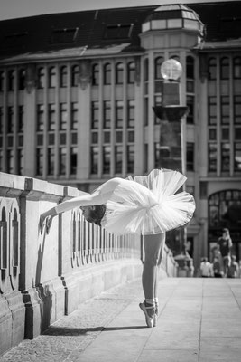 Ballett Shooting mit Emi, Museumsinsel Berlin, Juli 2022, Foto: Dirk Pagels, Teltow