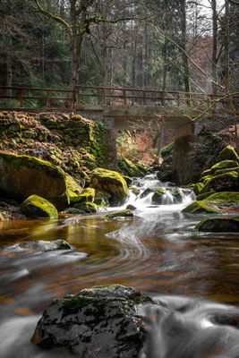 Ilse Wasserfall in Ilsenburg, Harz, März 2020, Foto: Dirk Pagels, Fotograf in Teltow, Kleinmachnow, Stahnsdorf, Potsdam, Berlin, Bundes- Weltweit