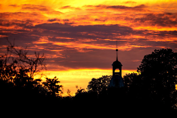 Sonnenuntergang in Teltow-Ruhlsdorf, August 2023, Foto: Dirk Pagels, Fotograf in Teltow, Kleinmachnow, Stahnsdorf, Potsdam, Berlin, Bundes- Weltweit