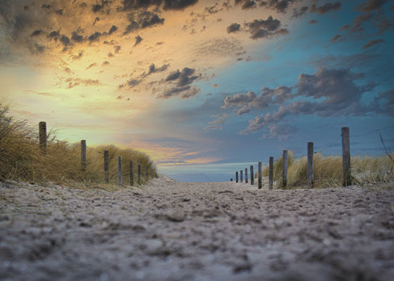 Strandzugang in Prerow, Foto: Dirk Pagels, Fotograf in Teltow, Kleinmachnow, Stahnsdorf, Potsdam, Berlin, Bundes- Weltweit