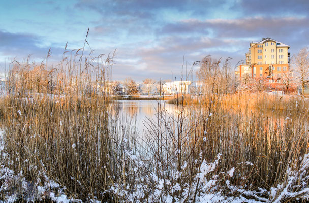 Winter im Mühlendorf Viertel in Teltow, Foto: Dirk Pagels, Fotograf in Teltow, Kleinmachnow, Stahnsdorf, Potsdam, Berlin, Bundes- Weltweit