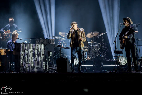 A-ha am 29.01.2018 in der Mercedes Benz Arena, Foto: Dirk Pagels, Fotograf in Teltow, Kleinmachnow, Stahnsdorf, Potsdam, Berlin, Bundes- Weltweit