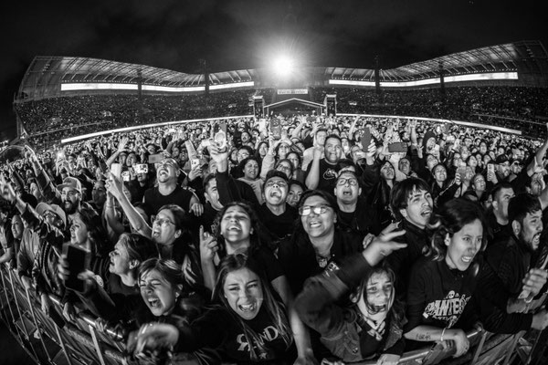 Fan crowd of Panteón Rococó - GNP Seguros Stadium, Mexico City 2025