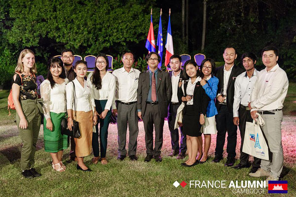 Cérémonie de fin de formation à l'Ambassade de France au Cambodge - 18 décembre 2018