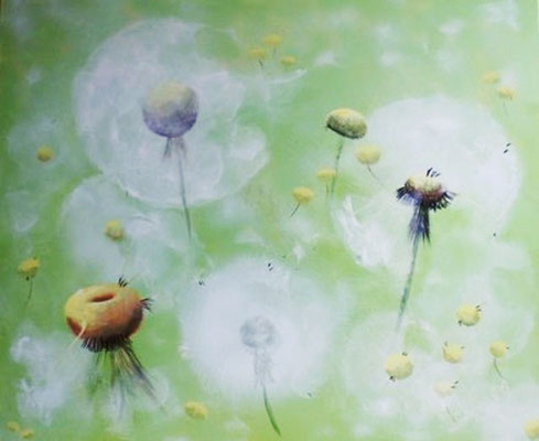 "Windhauch", Acryl auf Keilrahmen, 