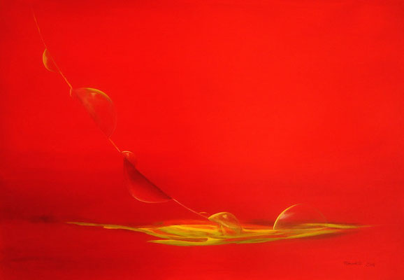 "Seiltanz", Acryl auf Keilrahmen, 80 x 60 cm