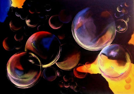 Phantasie - Acryl auf Keilrahmen 120 x 80 cm