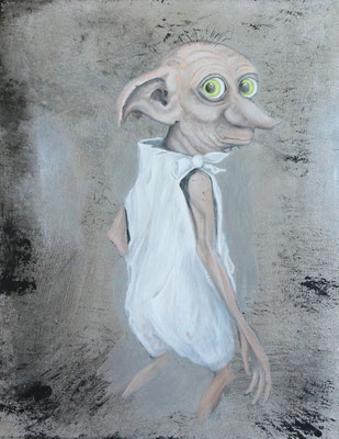 "Dobby", Acryl auf Keilrahmen, chromart, 60 x 40 cm