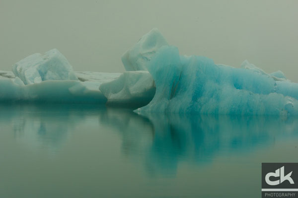 Eisberge im Jökulsárlón
