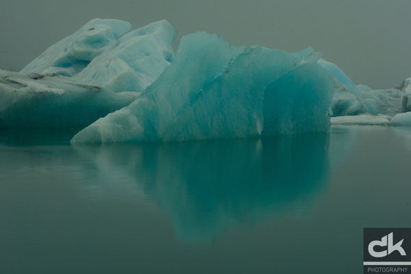 Eisberge im Jökulsárlón
