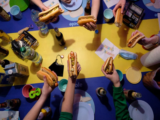 hot dog-kindergeburtstag-selbst gemacht