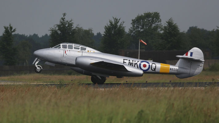 Gloster Meteor T7 WA591 jet trainer The Gloster Meteor was build between 1944 and 1965