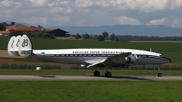 HB-RSC Lockheed Super Constellation build in 1956 as military frighter , C-121C,