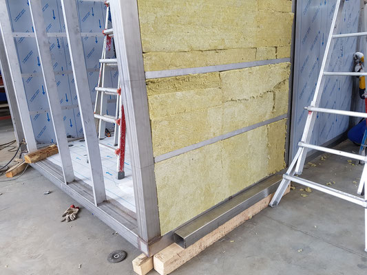 Mineral Wool Insulation Material Integrated into the Heat Exchanger Housing