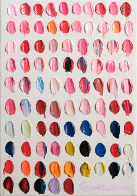 minimal art . mini_no2  /  Oil Painting   227×151mm    2020