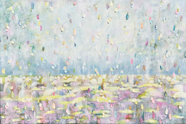 どこから来て行くの　where are coming from 　/　Oil painting　 1303×1940mm　2021