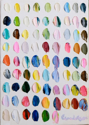 minimal art . mini_no1  /  Oil Painting   227×151mm    2020